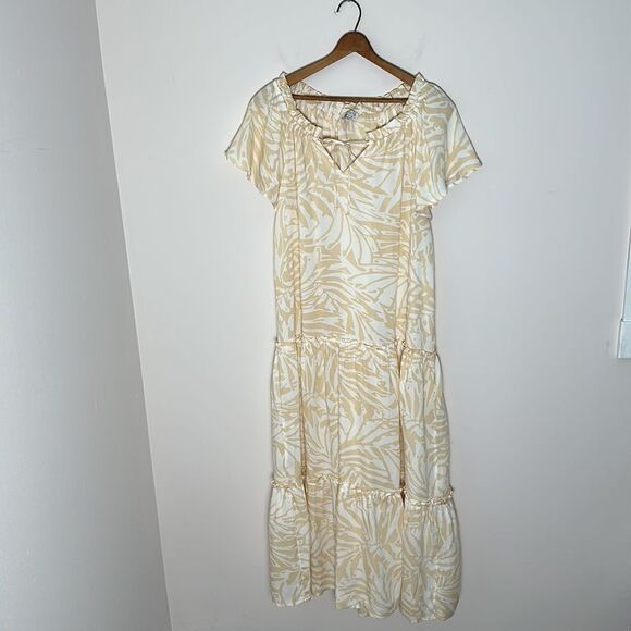 Patrons of Peace maxi tiered dress Size L - Picture 7 of 8